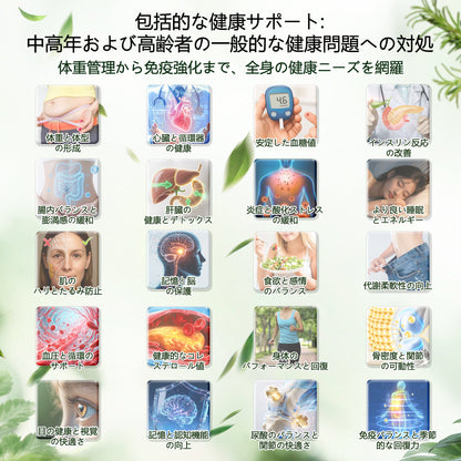 🛒BOMSTF®＆NAD+ 8-in-1 ナノ強化フォーミュラ【アップグレード版】内臓脂肪 / 肥満 / 糖尿病 / 睡眠時無呼吸 / 関節ケア / 肌のたるみ 集中サポート🛒🛒