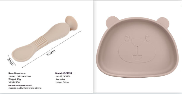 Bear Plate Khaki set